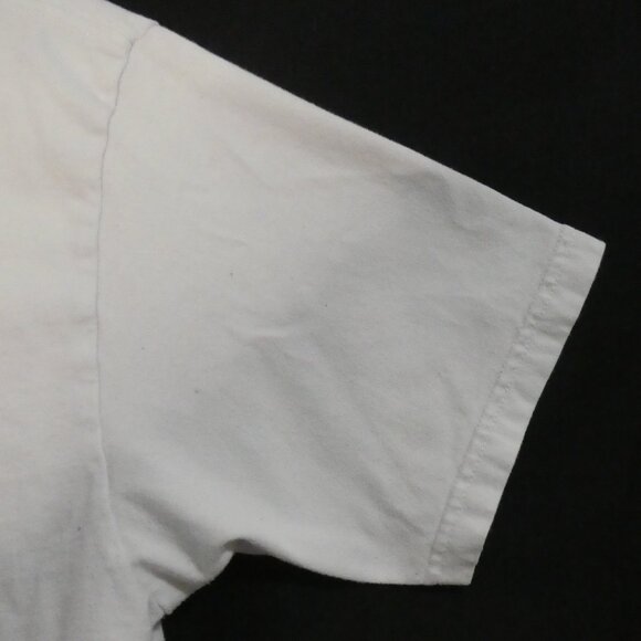 KIRKLAND SIGNATURE | medium | Solid White Short Sleeve Cotton Tee / T-Shirt - Picture 10 of 12